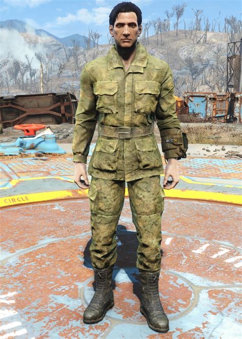 fallout 4 military cap|fallout 4 army fatigues location.